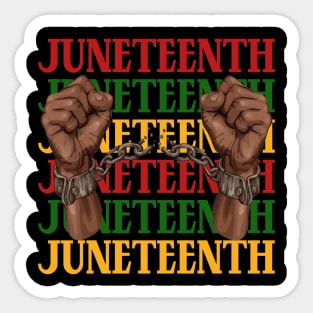 Juneteenth, Black History, Freedom Sticker